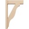 Ekena Millwork 6-in W x 20-in D x 32-in H Funston Block Rough Cedar Woodgrain TimberThane Outlooker, Primed Tan OUTUR060X20X32FST44RCPR - alternate 5